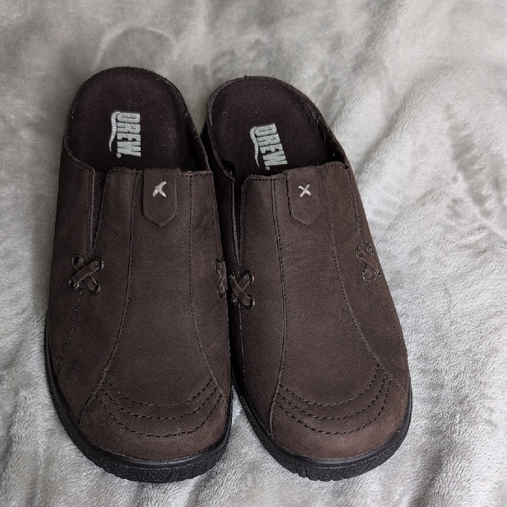 DREW Hannah Women's Brown Loafers Comfortable Slip-On size 6WW